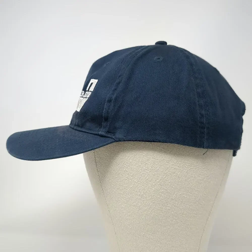 Port & Company Blue 5 Panel One Size FM Generator Logo Cotton Strapback Hat